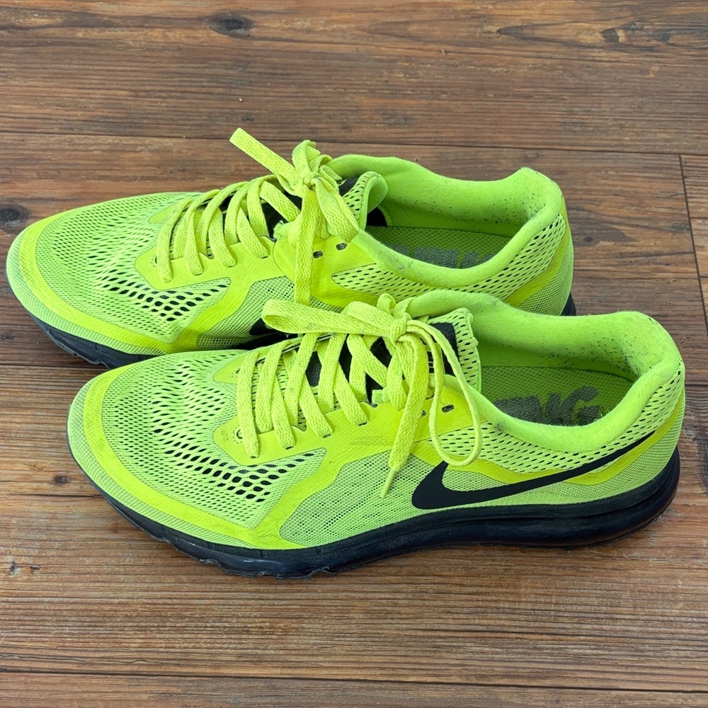 Nike Men's Athletic Shoes - Neon Green and Black